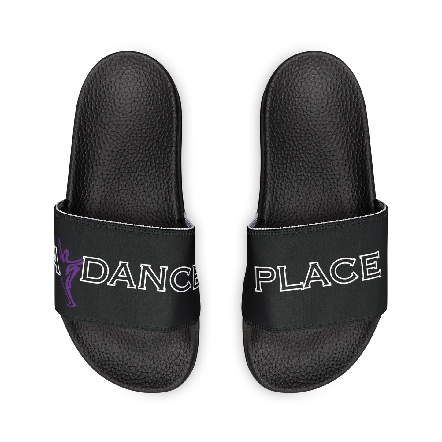 Women's "A Dance Place" Slides - Black