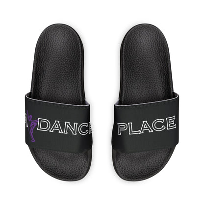 Women's "A Dance Place" Slides - Black