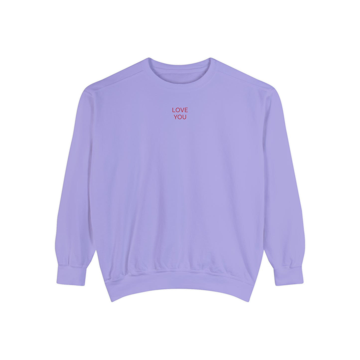 Conversation Heart "Love You" Sweatshirt