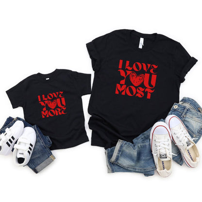 Adult "I Love You More" Tee