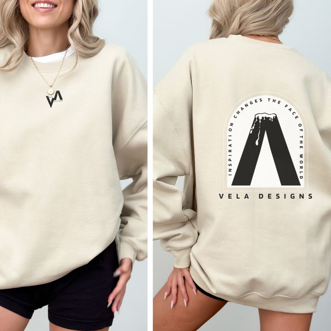 Vela Logo Sweatshirt with Back