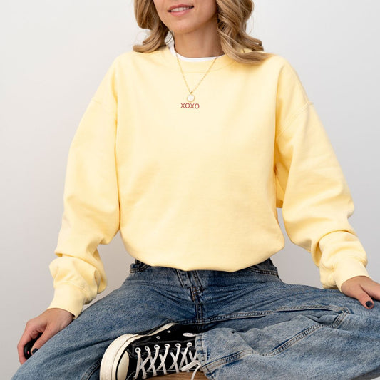 Conversation Heart "XOXO" Sweatshirt