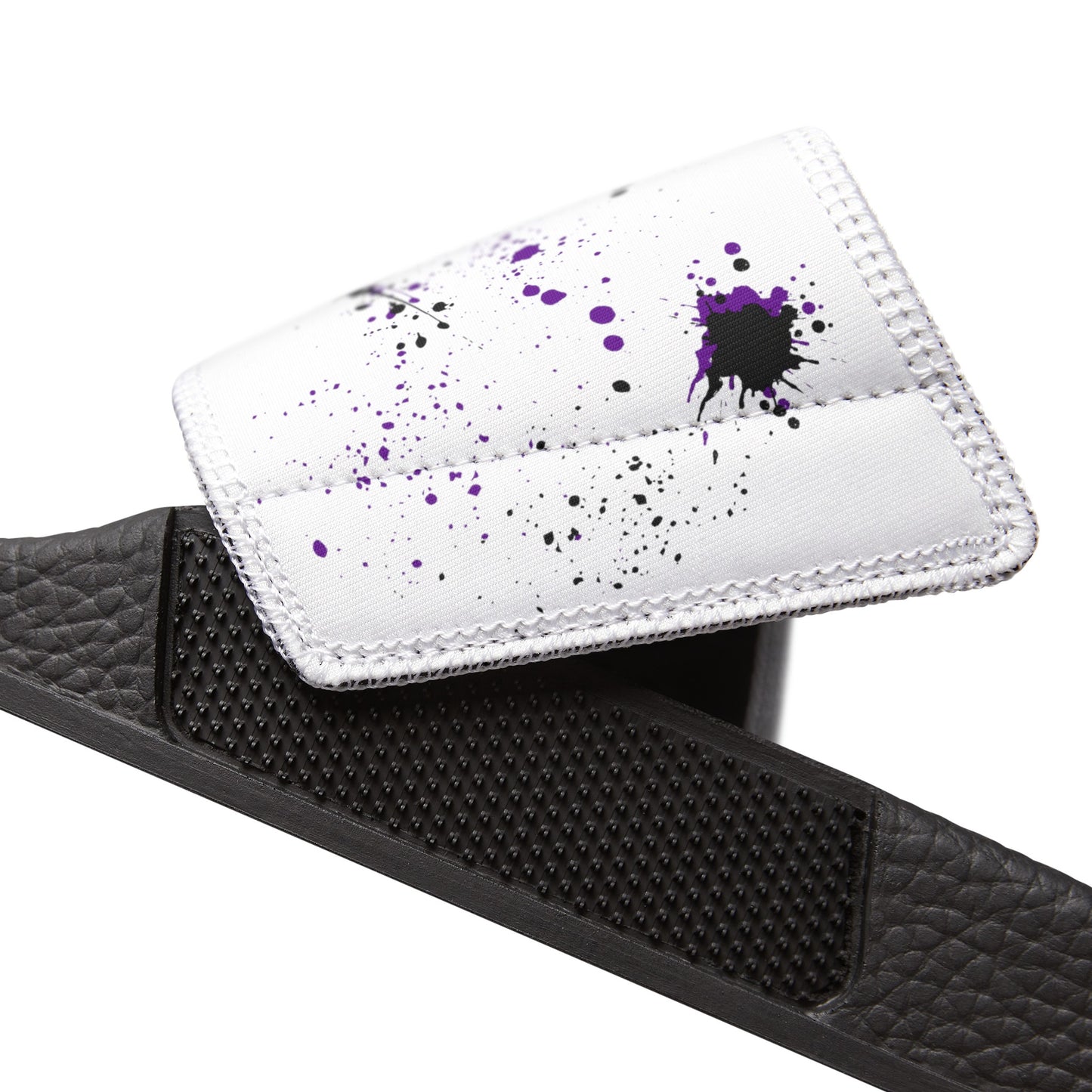 Youth ADP Slides - White with Splatter