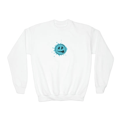 Youth ADP Splatter Spotlight Smiley Crewneck