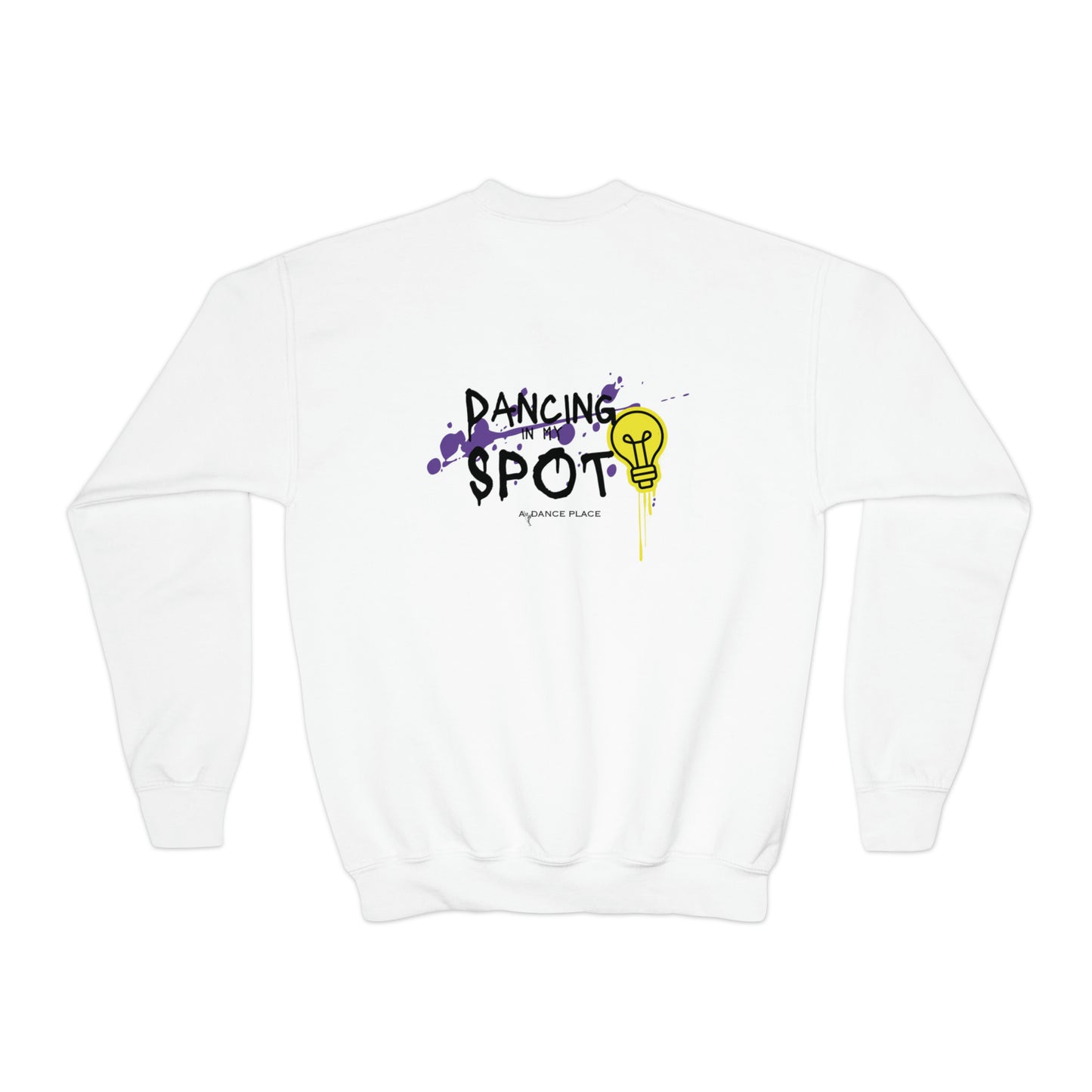 Youth ADP Splatter Spotlight Smiley Crewneck