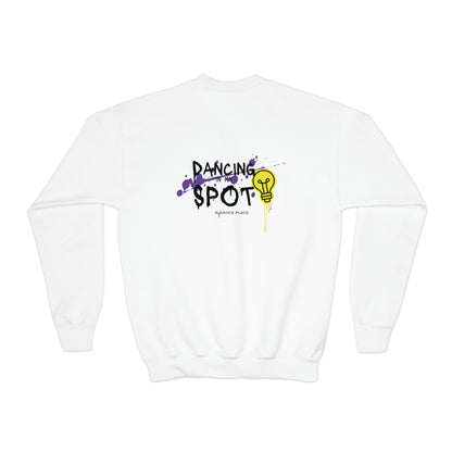 Youth ADP Splatter Spotlight Smiley Crewneck