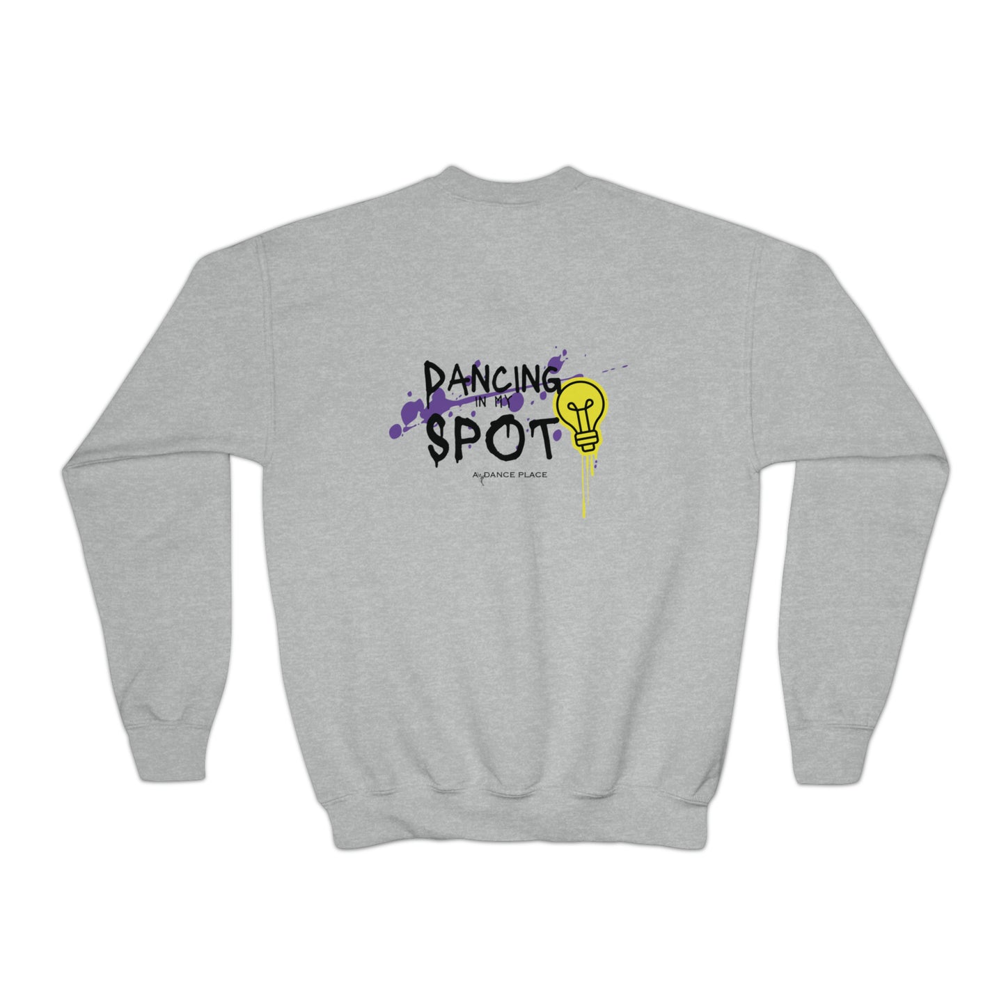 Youth ADP Splatter Spotlight Smiley Crewneck