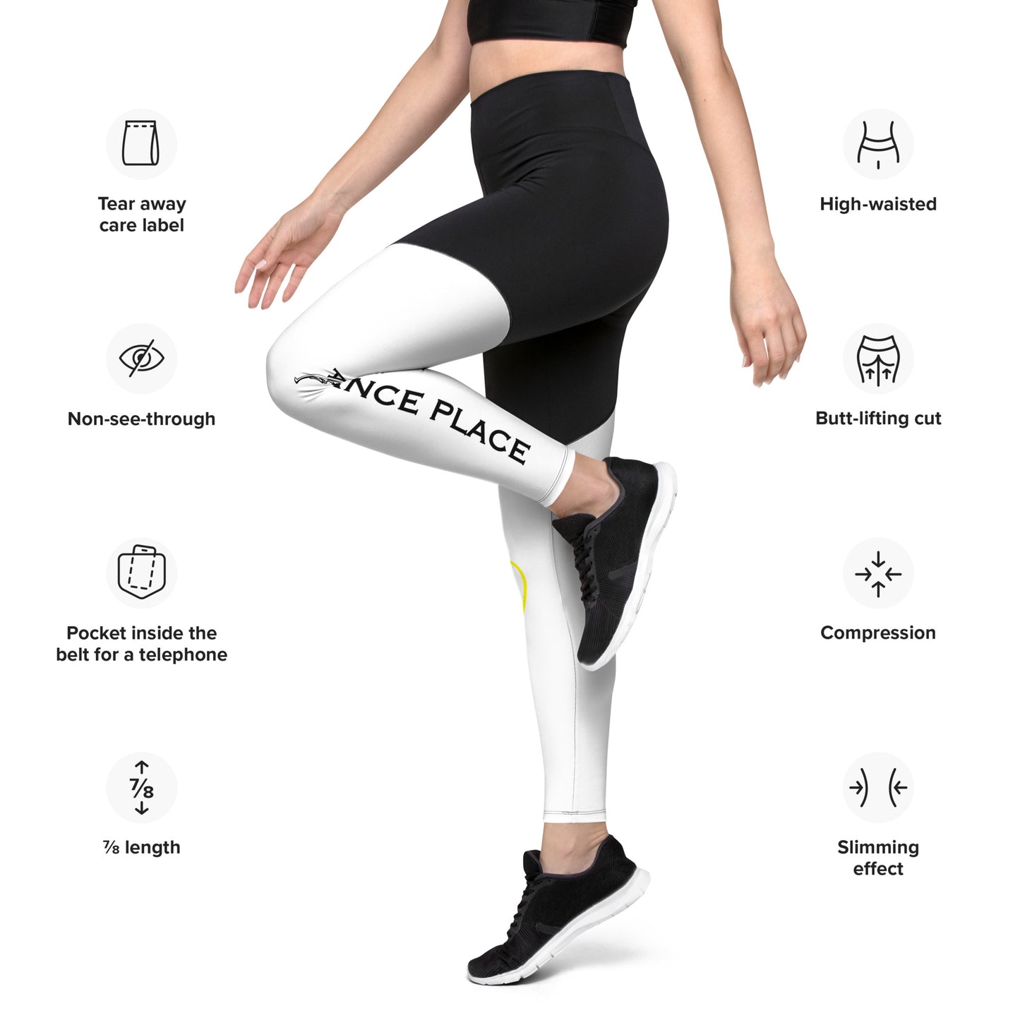 ADP Splatter 5678 Athletic Legging - adult