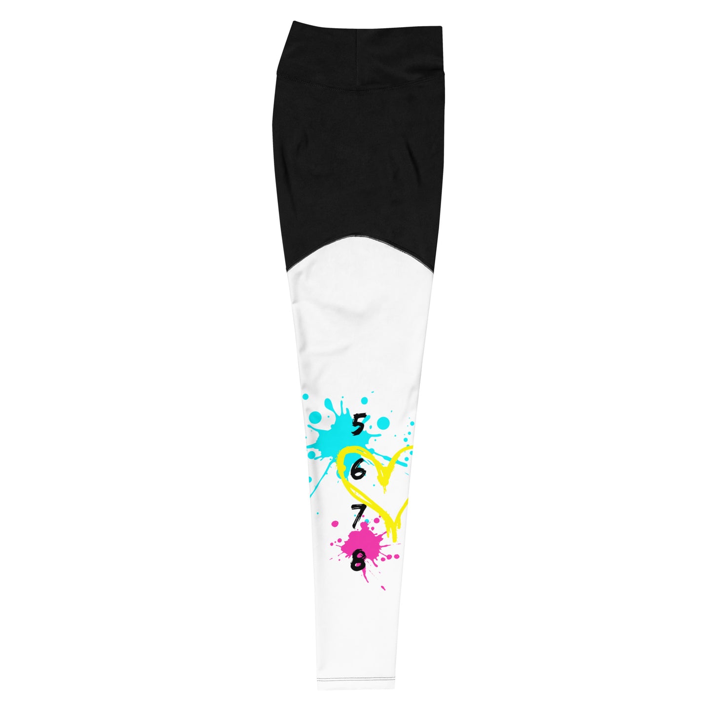 ADP Splatter 5678 Athletic Legging - adult