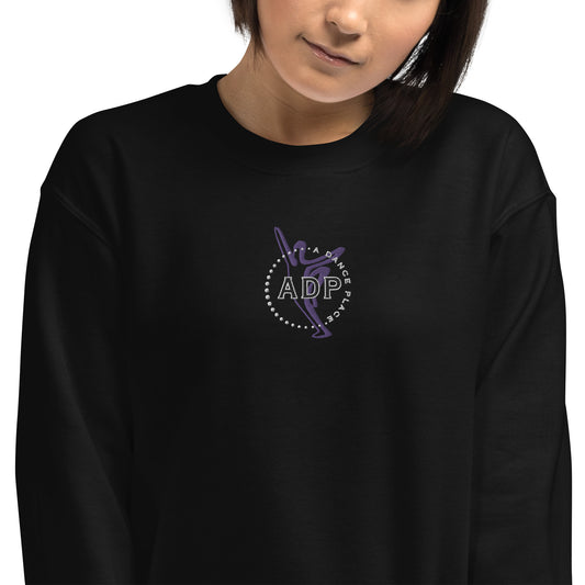 Adult ADP "Happy Place" Embroidered Crewneck