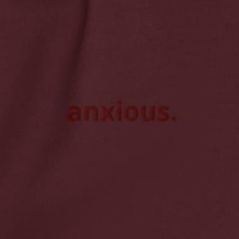 "anxious." Crewneck Sweatshirt